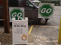 All Go Alley sign with ECC referenced as its own artistic genre